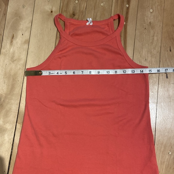 Anthropologie coral tank top, cotton, size S - Picture 4 of 9